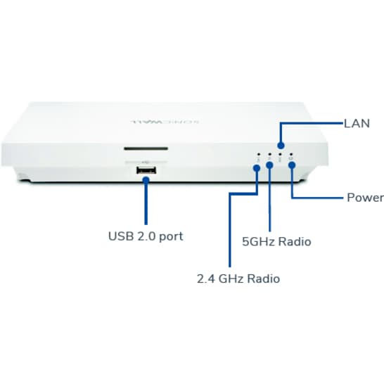 SonicWall SW 231C wireless access point ceiling mount with Gigabit Ethernet and 802.3at PoE