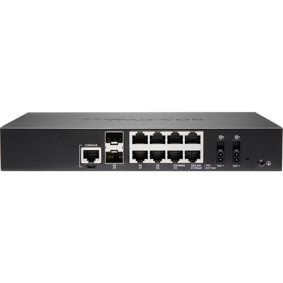 SonicWall TZ570 Wireless-AC security appliance with 8 ports and compact branch firewall design