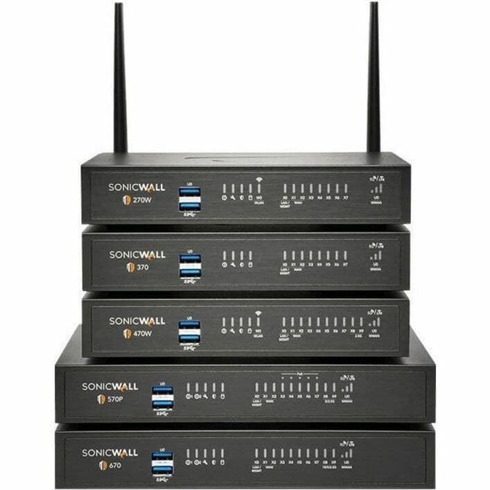 SonicWall TZ370 Wireless-AC secure upgrade appliance only, no attached subscription