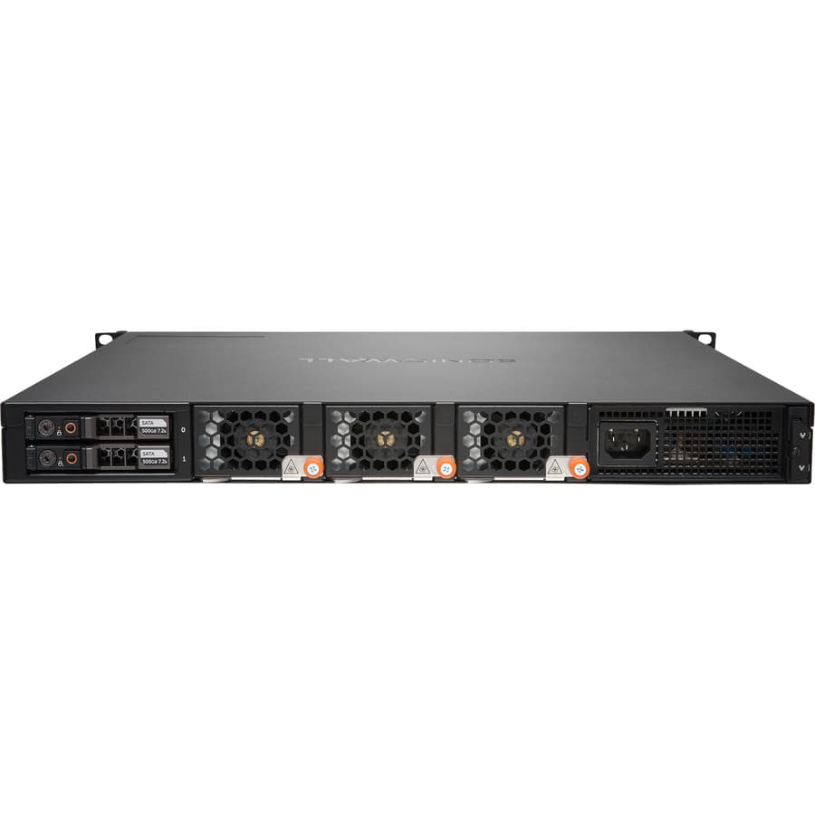 SonicWall NSA 6200 hardware appliance rack-mount firewall with 6 Gigabit Ethernet ports