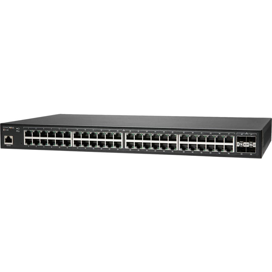 SonicWall SWS14-48 managed switch for SD-Branch deployments with 48 ports