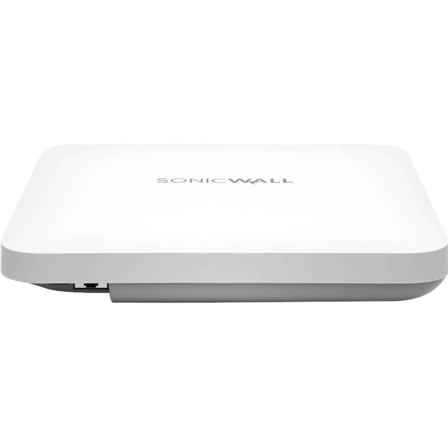 SonicWall SonicWave 641 indoor Wi‑Fi 6 access point with 2.5 Gigabit Ethernet, WPA3, and ceiling mount design