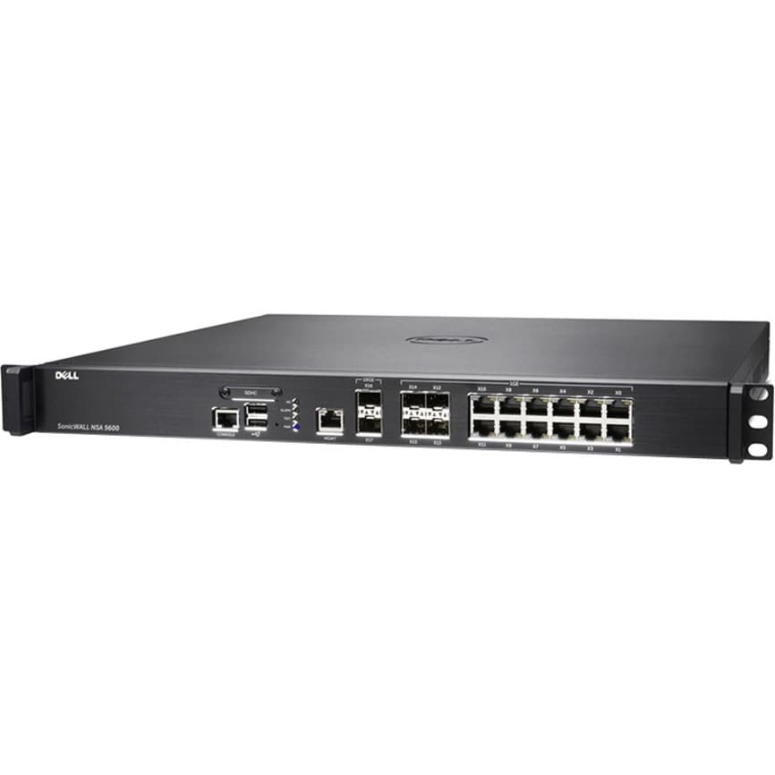 SonicWall NSA 5600 Gen5 Firewall Replacement w/ AGSS 1YR | Enterprise