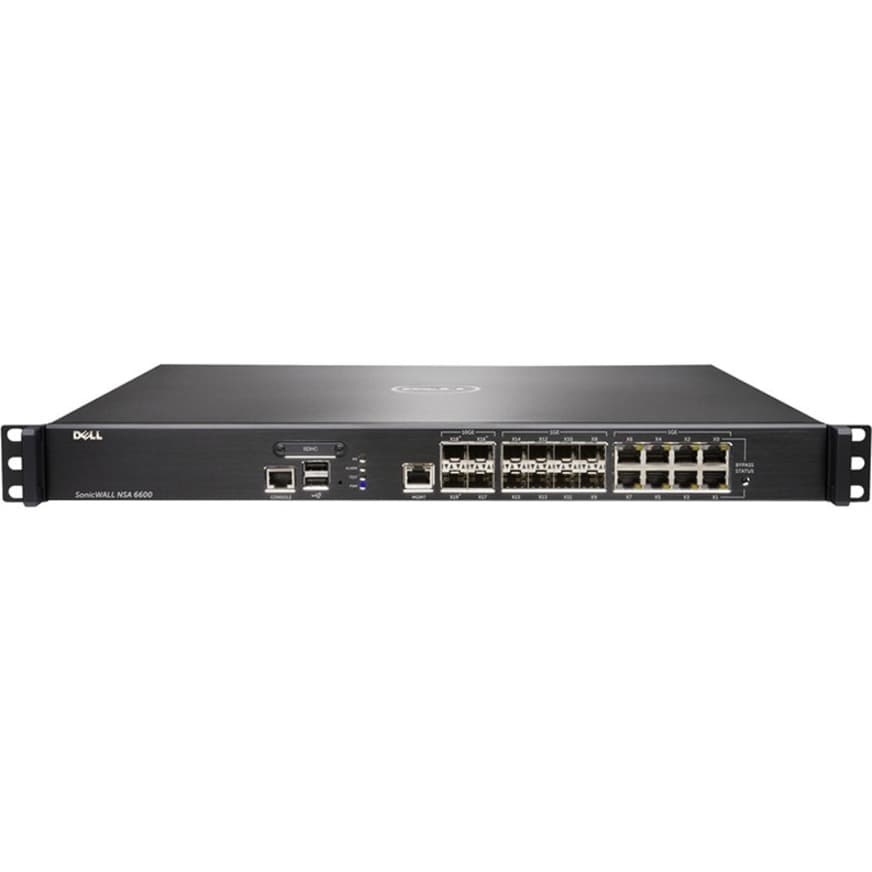 SonicWall NSA 6600 1YR Total Secure Advanced Edition | NGFW, 1U