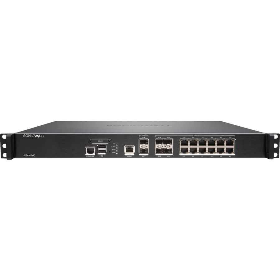 SonicWall NSA 4600 1YR Total Secure Advanced Edition | NGFW, 1U