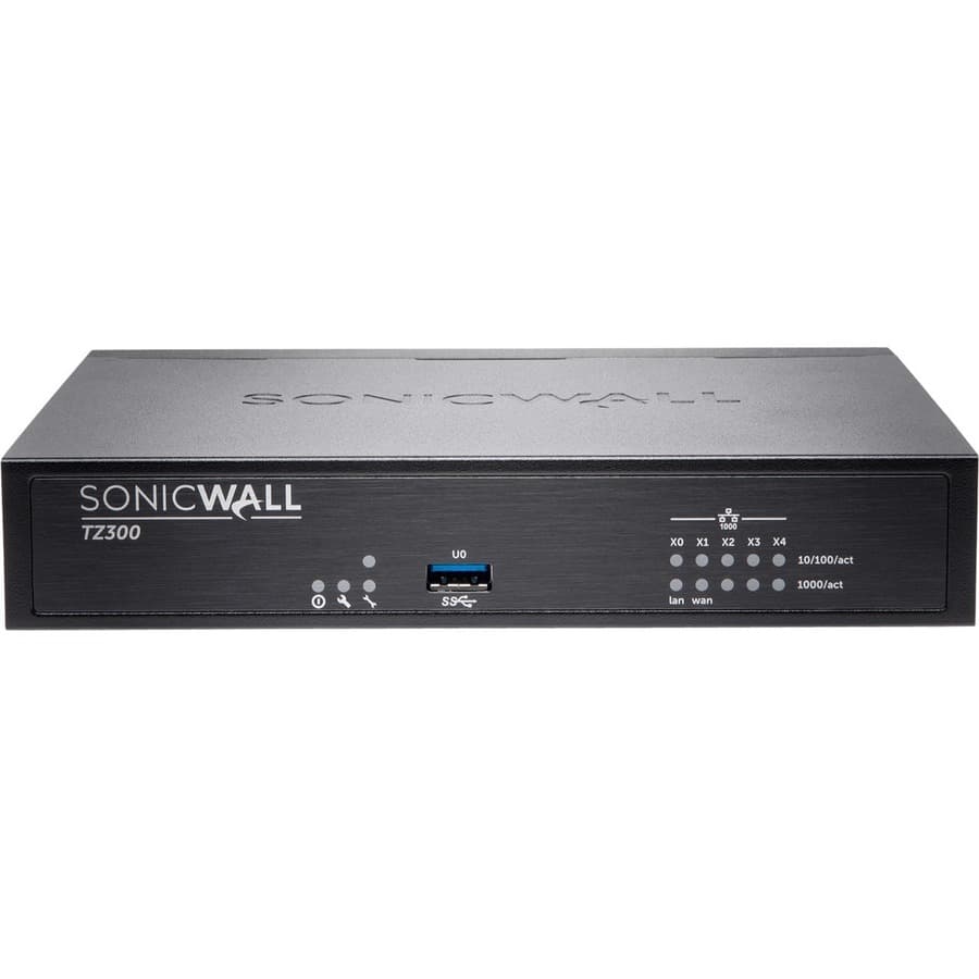 SonicWall TZ300 PoE Security Upgrade Plus 3-Year | UTM Firewall