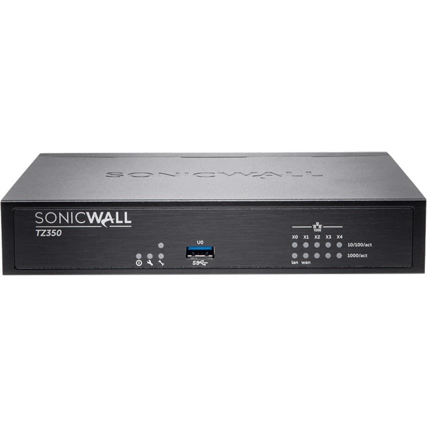 SonicWall TZ350 TotalSecure 1-Year Subscription | Firewall, UTM, SMB