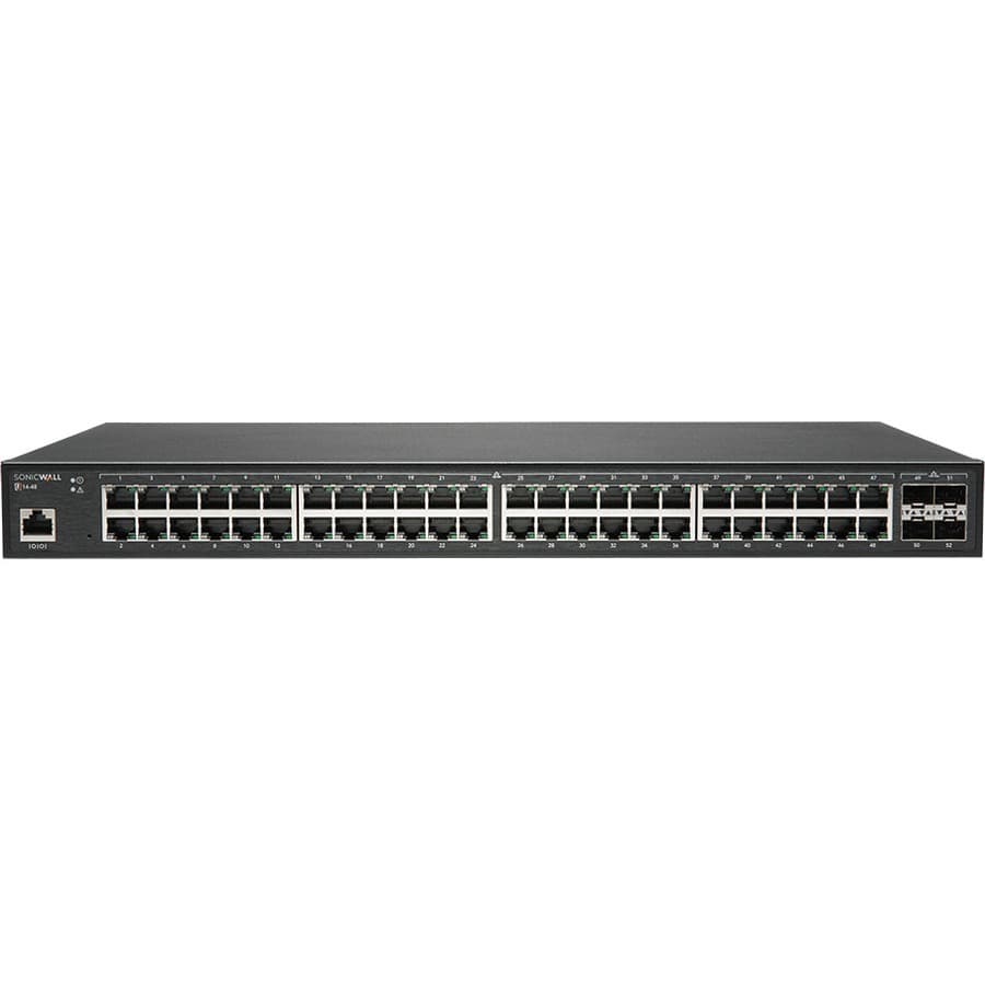 SonicWall 48 Port Gig Switch 4 SFP+ 02-SSC-2465 | Managed Switch