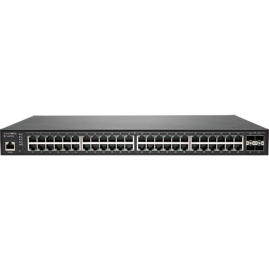 48 Port Gig PoE Switch 4 SFP P