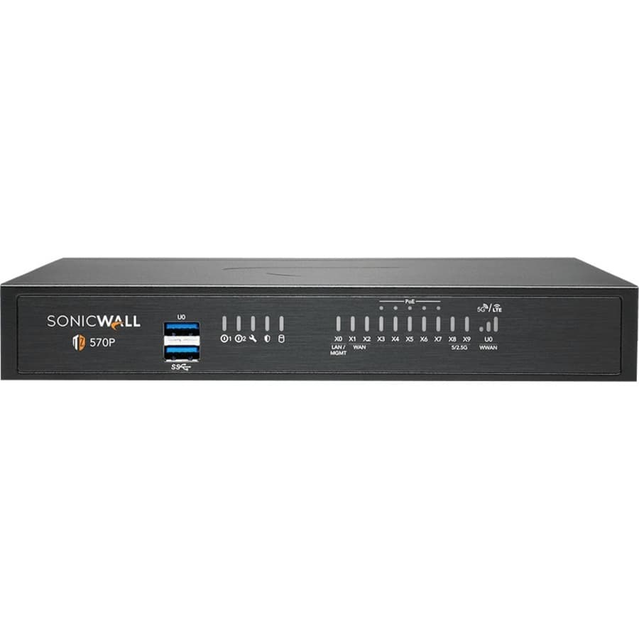 SonicWall TZ570P TotalSecure AE 3YR | Next-Gen Firewall, SMB