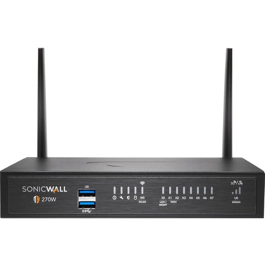 SonicWall TZ270 Wireless-AC TotalSecure 1 Yr | UTM Firewall, Wireless
