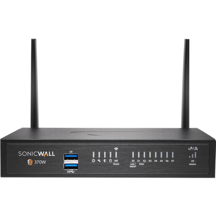 SonicWall TZ370W TotalSecure AE 3YR | Next-Gen Firewall, Wireless