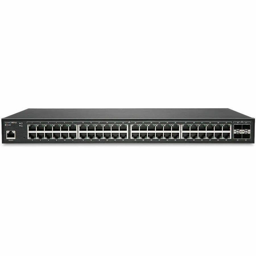 SonicWall SWS14-48 Managed Switch | SD-Branch, Enterprise, 48 Ports