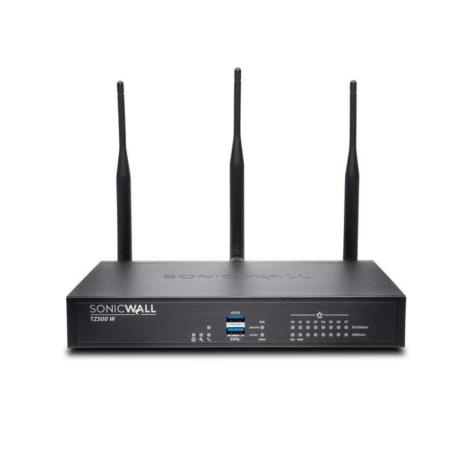 SonicWall TZ500 WL-AC Gen5 firewall replacement with 1 year AGSS support