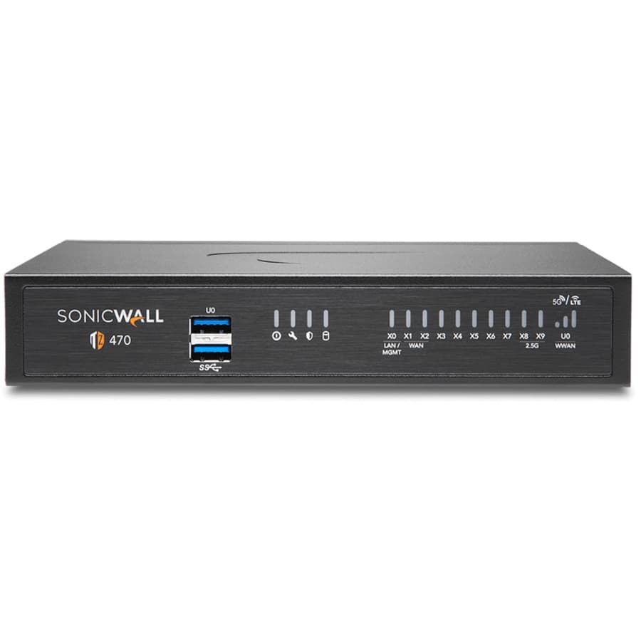 SonicWall TZ470 HA Unit high-availability firewall hardware for failover protection