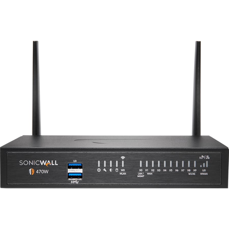 SonicWall TZ470 Wireless-AC TotalSecure Essential Edition 1-year security subscription