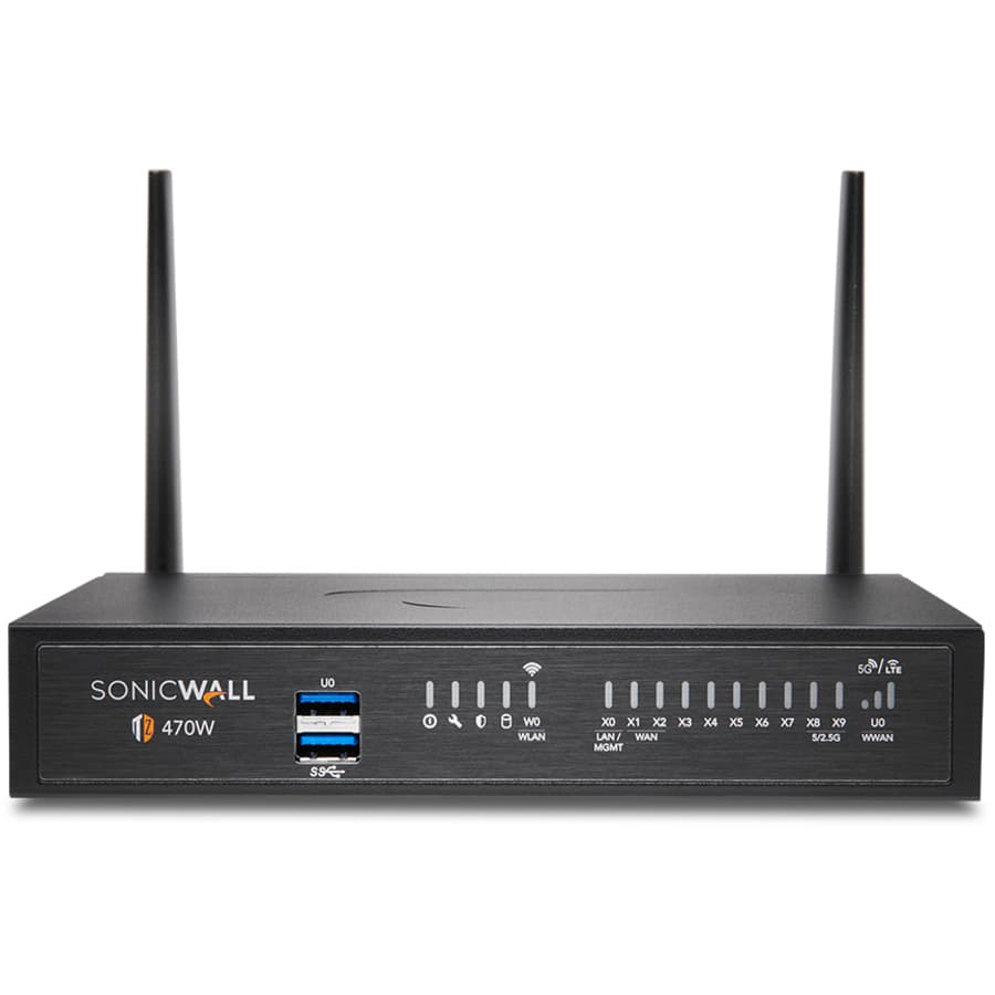 SonicWall TZ470W Secure Upgrade Plus Essential Edition 2-year entitlement for branch firewall coverage