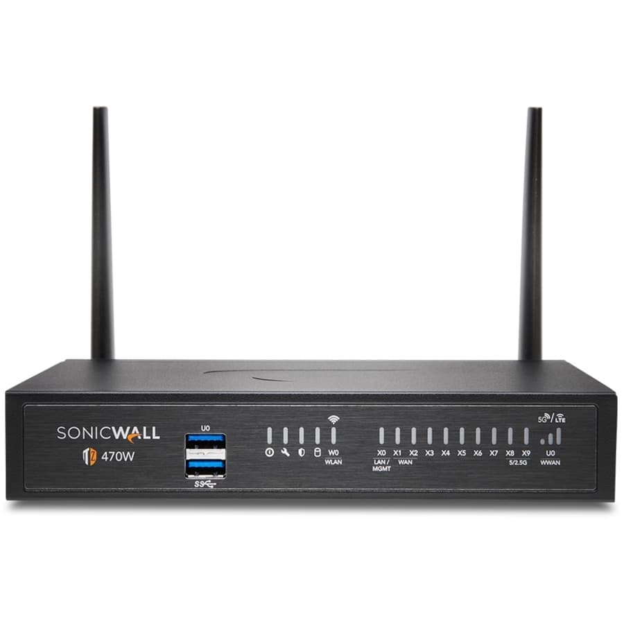 SonicWall TZ470W Secure Upgrade Plus Essential Edition 3-year security subscription for branch firewall coverage