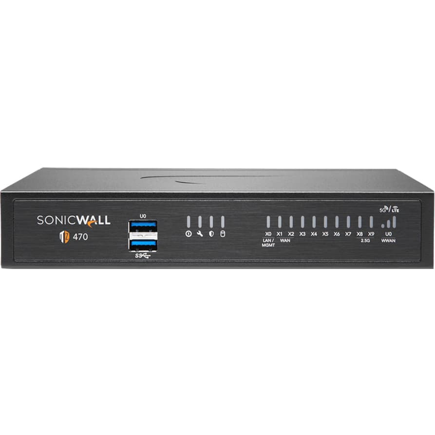SonicWall TZ470 TotalSecure Advanced Edition 3-year firewall security subscription