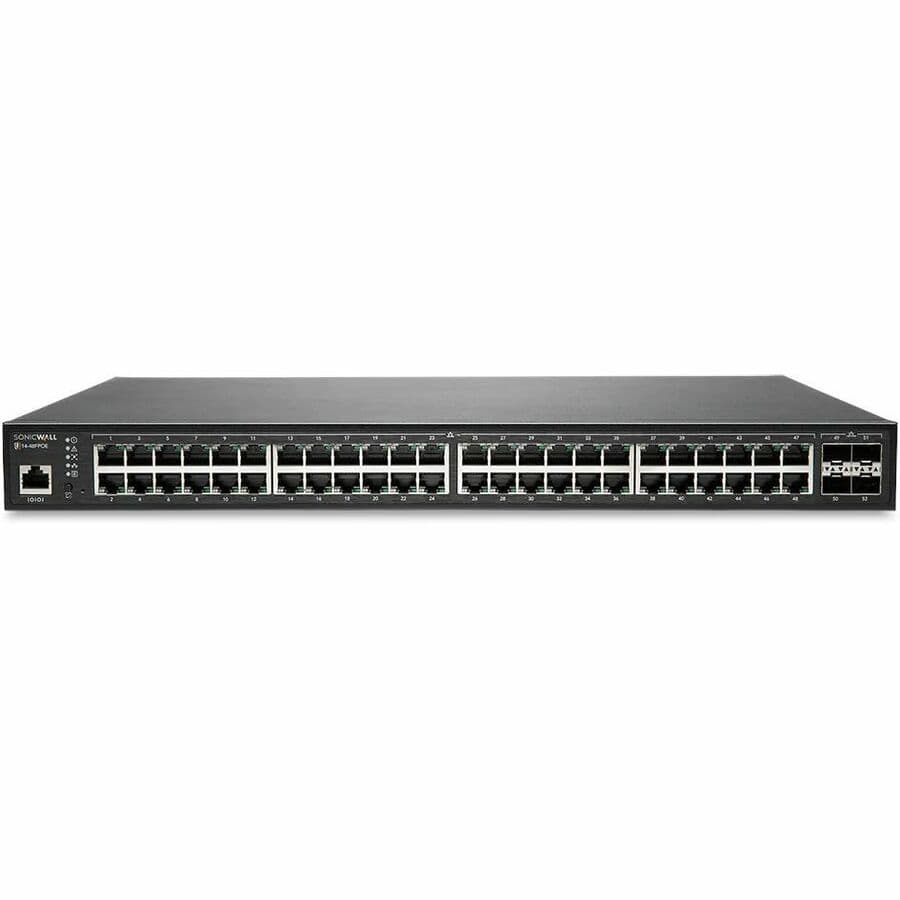 SonicWall SWS14-48FPOE 48-port PoE network switch for business access deployments
