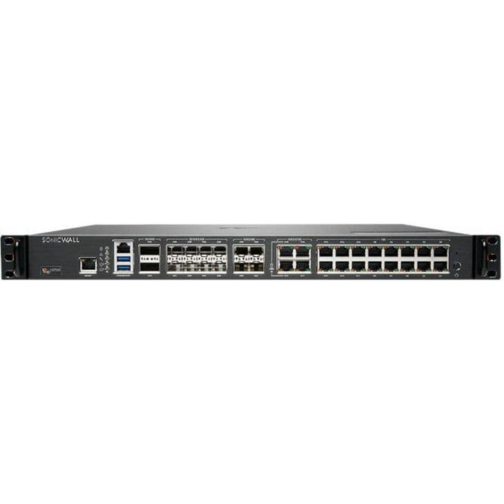 SonicWall NSSP 10700 Secure Upgrade 1U firewall appliance with 100 Gigabit Ethernet support