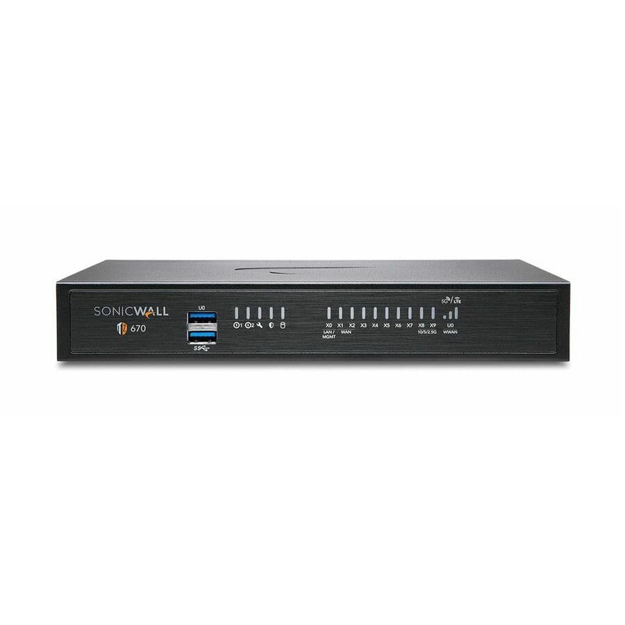 SonicWall TZ670 Secure Upgrade Appliance for existing customers with active SonicProtect subscription