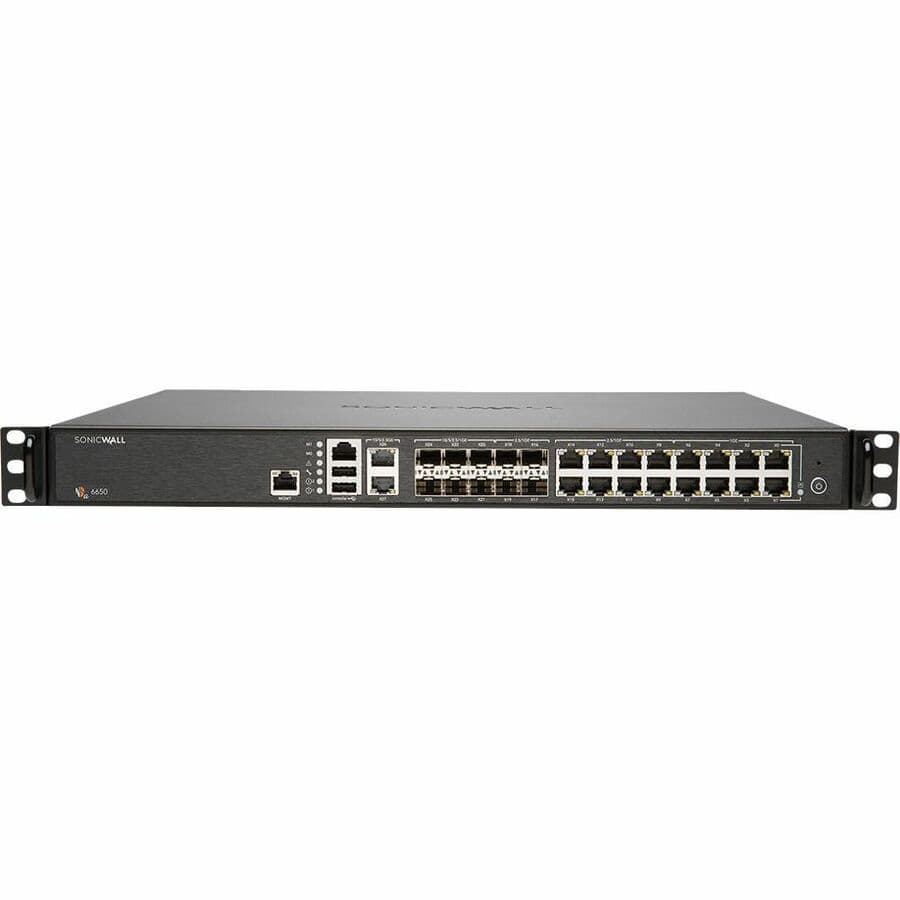 SonicWall NSA 6650 Gen5 firewall replacement with 1-year AGSS support