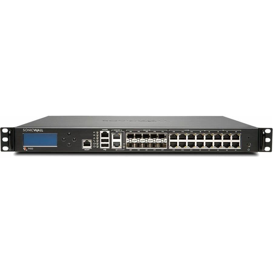 SonicWall NSA 9450 Gen5 firewall replacement package with 1-year AGSS support