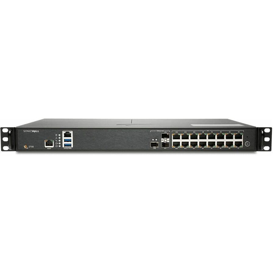SonicWall NSA 2700 secure upgrade appliance only no attached subscription for enterprise firewall replacement