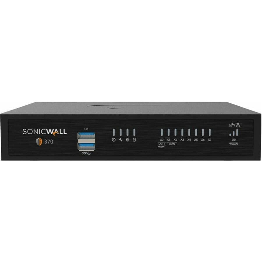 SonicWall TZ370 Wireless-AC secure upgrade appliance only, US-only firewall replacement SKU
