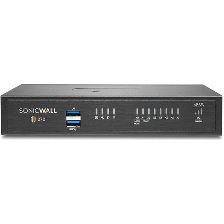 SonicWall TZ270 secure upgrade appliance only no attached subscription