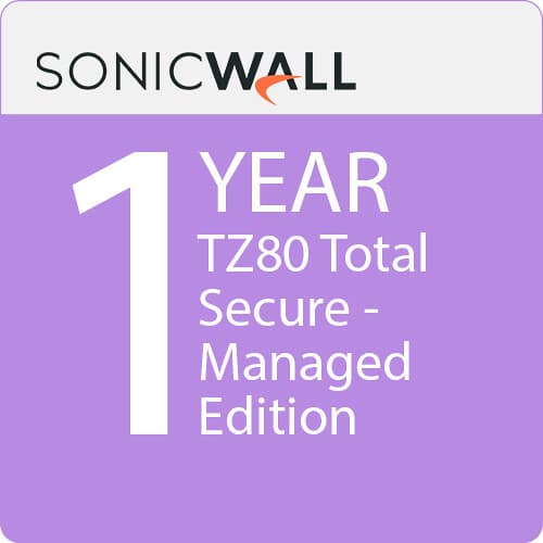 Sonicwall Tz80 Totalsecure - Managed Edition 1yr with One Time Remote Implementation Services